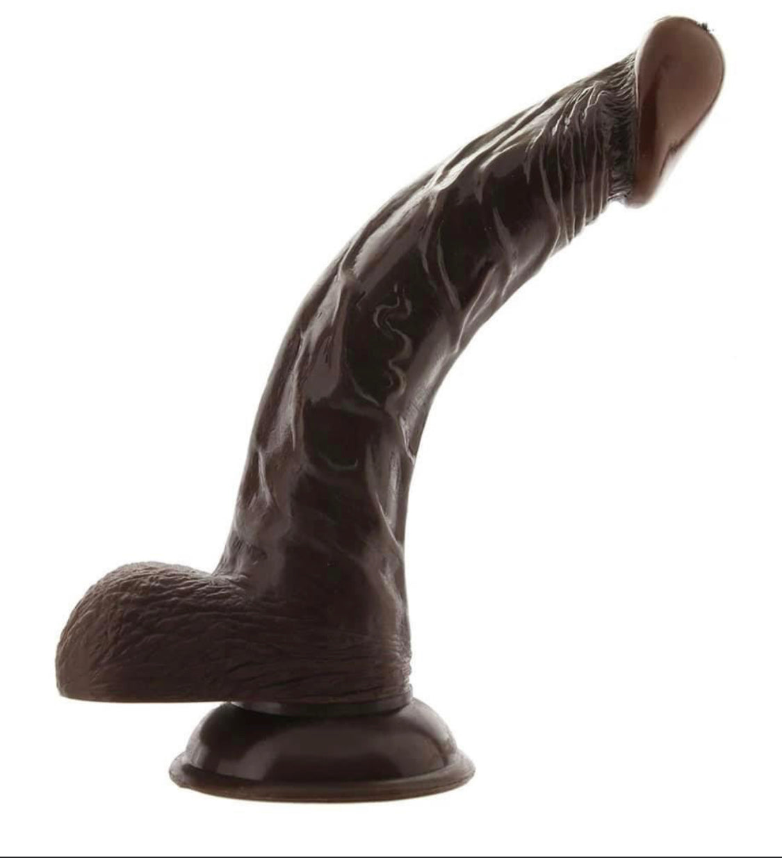 Suction Cup Base Dildo w/ Curve