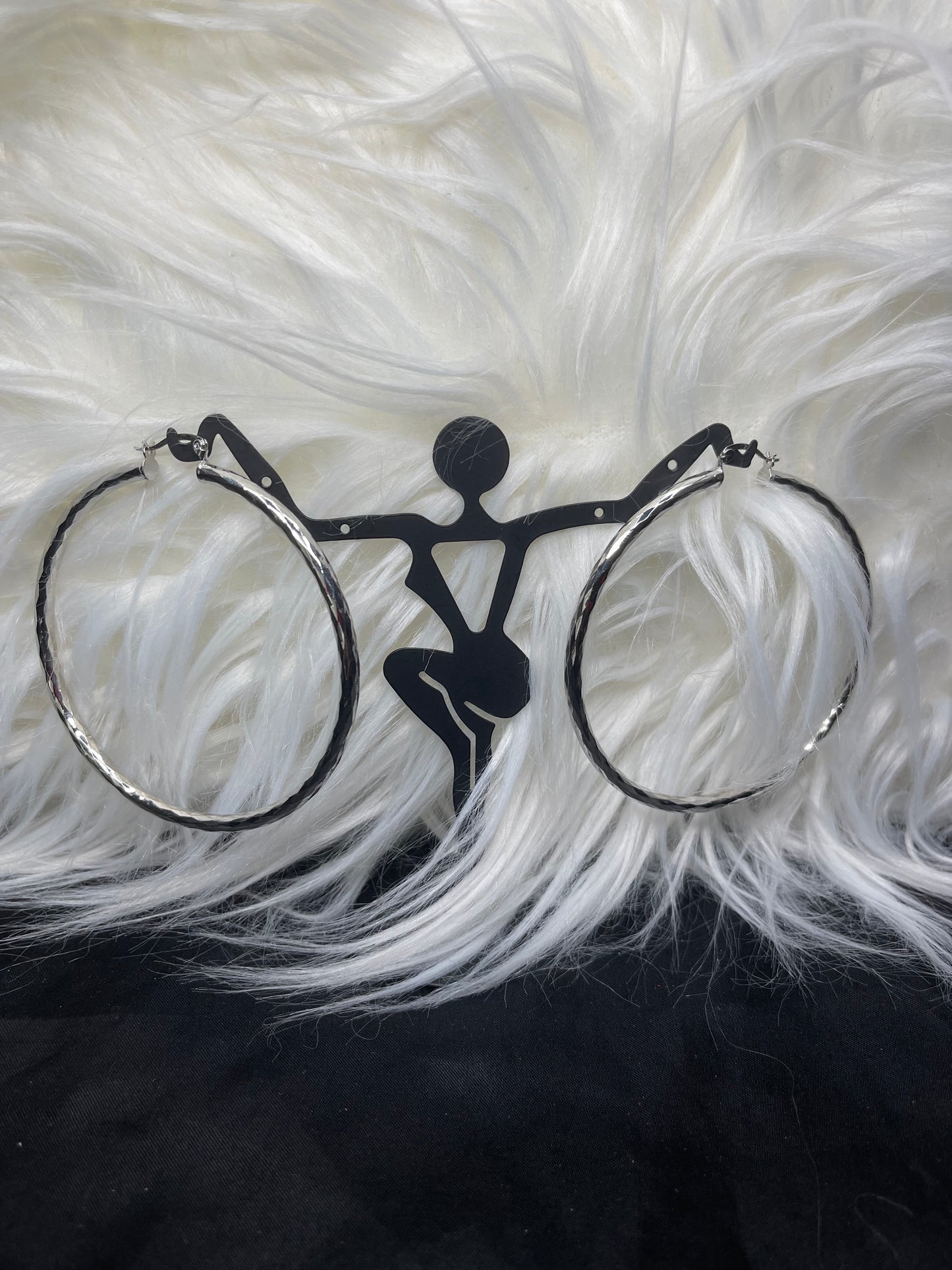 Hoop Earrings (80mm Diameter)
