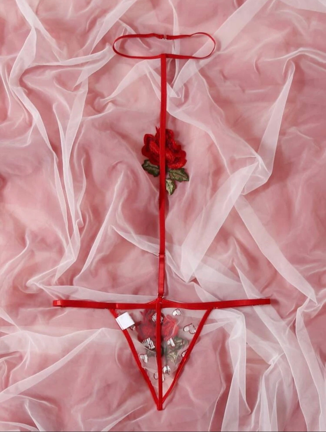 Plus Size Red Teddy
