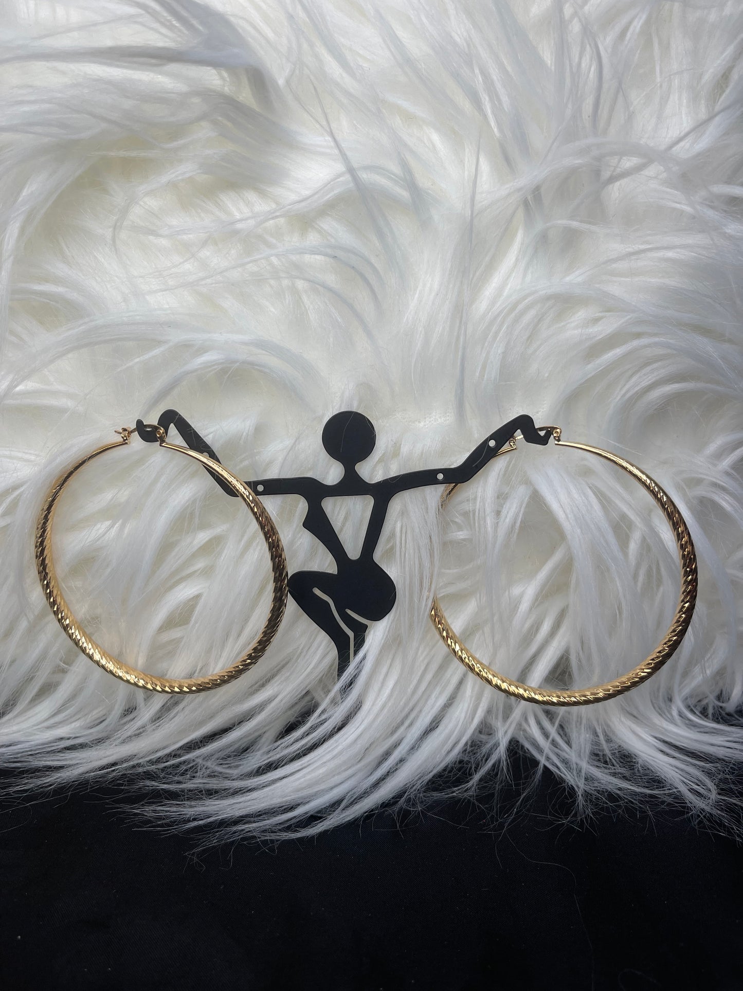 Hoop Earrings (80mm Diameter)