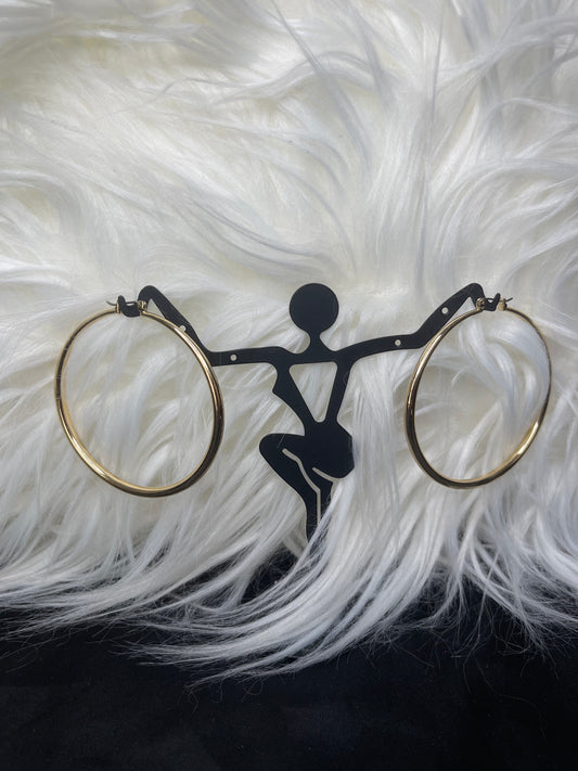 Hoop Earrings (60mm in diameter)