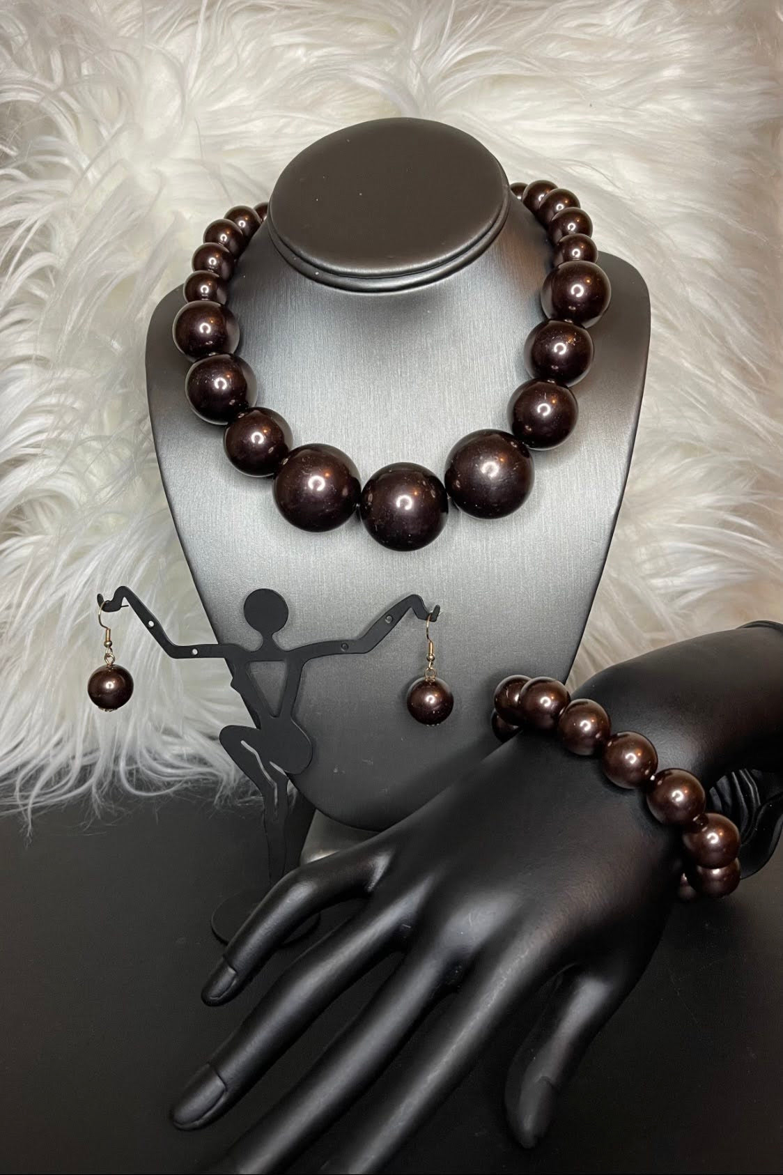 Large Gum Ball Necklace Set