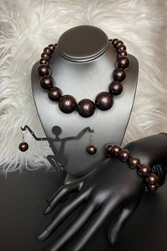 Large Gum Ball Necklace Set