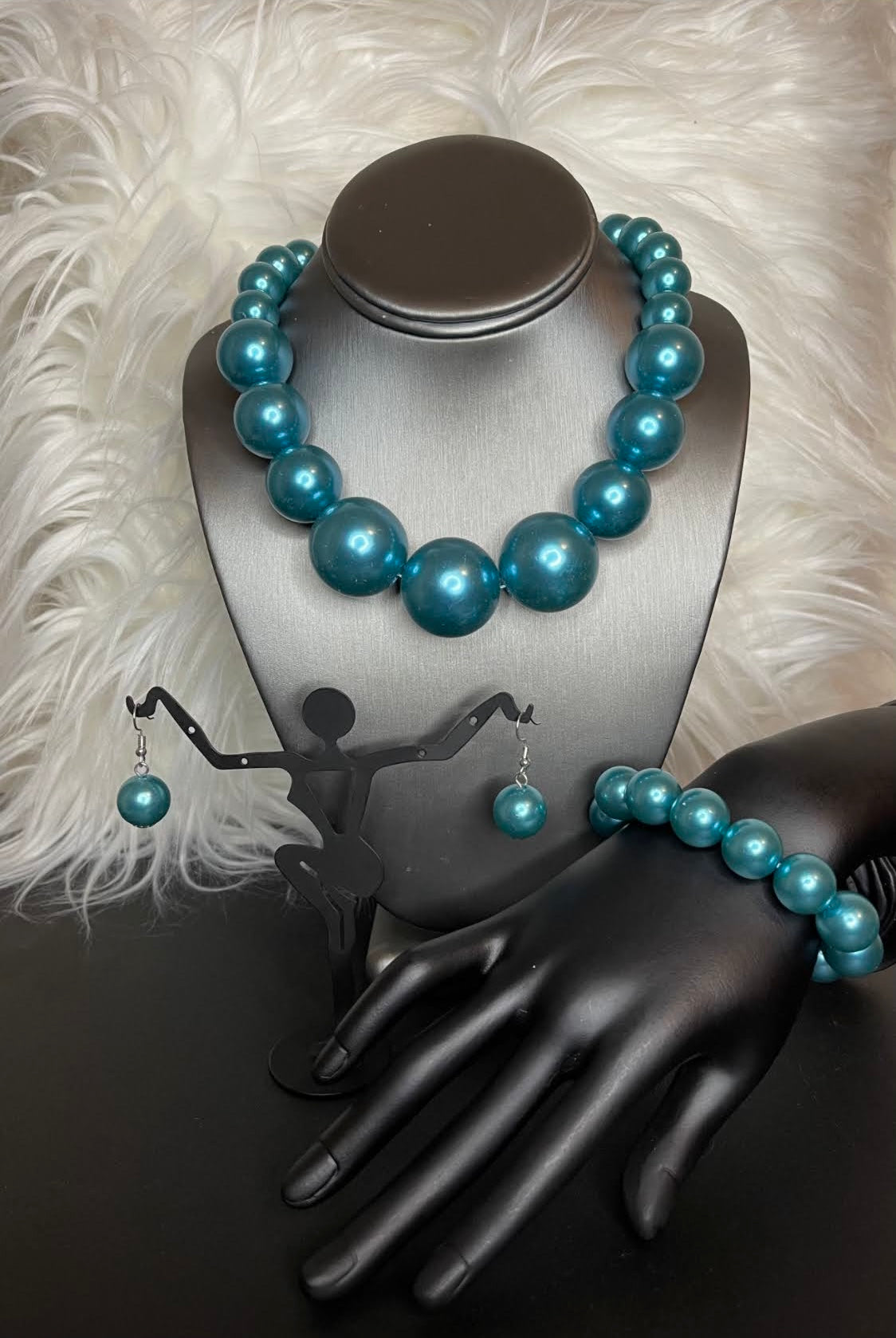 Large Gum Ball Necklace Set