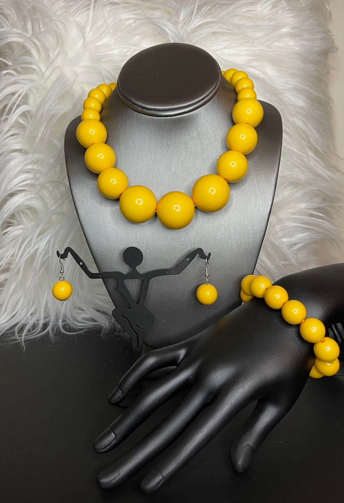 Large Gum Ball Necklace Set