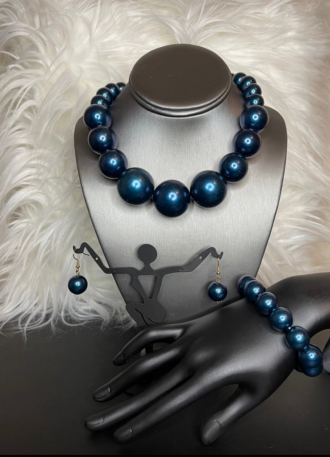 Large Gum Ball Necklace Set