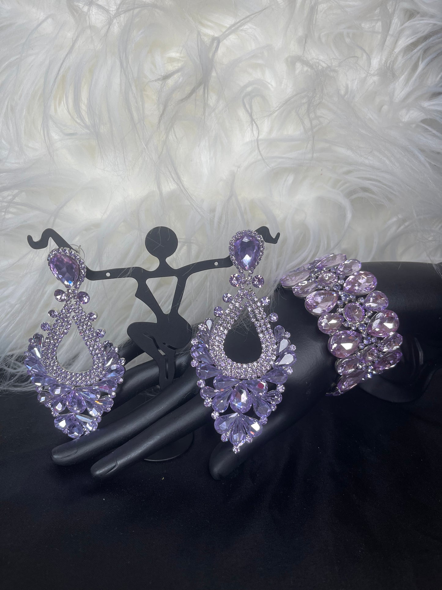Purple Rhinestone Bracelet