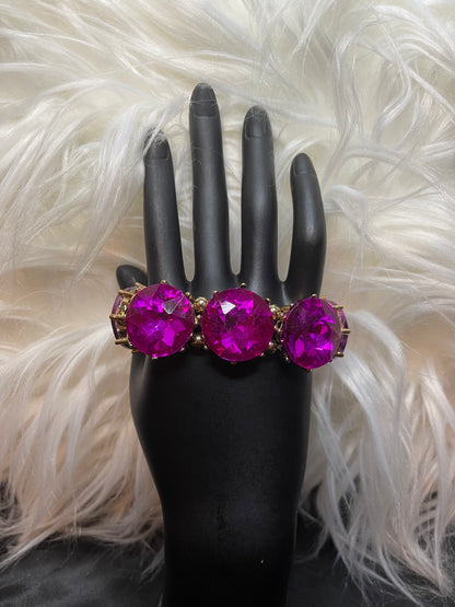 Pink Rhinestone Bracelet